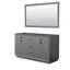 Strada 59.25'' Double Bathroom Vanity Base Only-1367802705