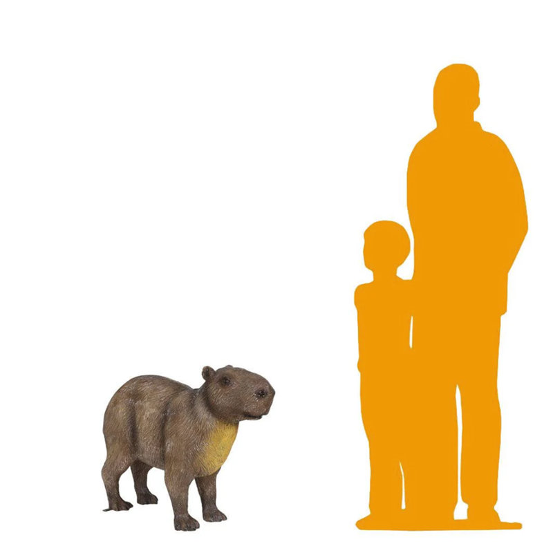Capybara Mama Life Size Statue