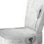 Minimalims Dandelion Natures Fragility I - Chaise d'appoint rembourrée scandinave, chaise d'appoint grise