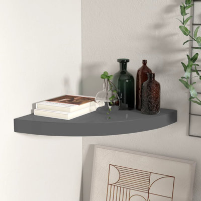 Wall Corner Shelf Floating Corner Shelf Wall Mounted Display Shelf