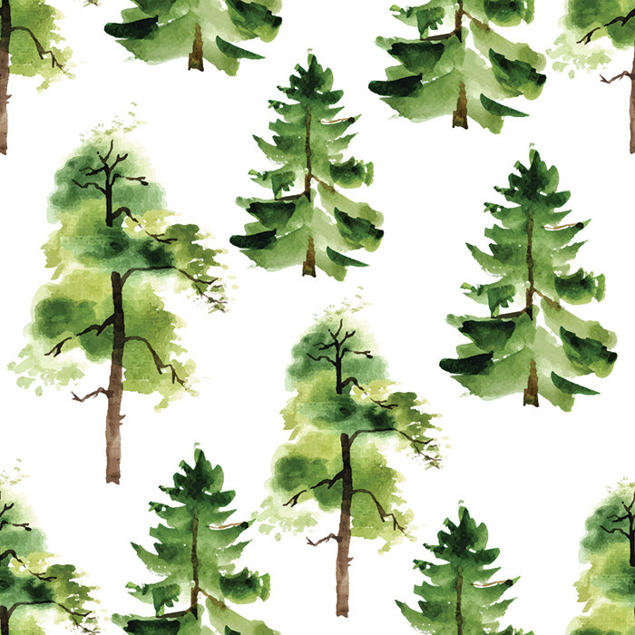 Ringwood Forest Trees Magic Forest Wallpaper, 290 x 290cm