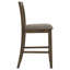 Ensemble de 2 chaises de salle à manger rembourrées à hauteur de comptoir