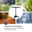 Blumfeldt Round Stone Outdoor Bistro Table