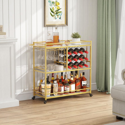 Steel Bar Cart