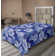 Drap plat à motif floral bohème Ambesonne