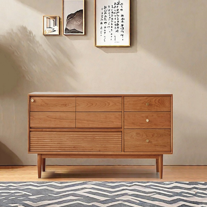 Chic Design Sideboard, Burly Wood, 31.5" H x 47.2" W x 15.7" D