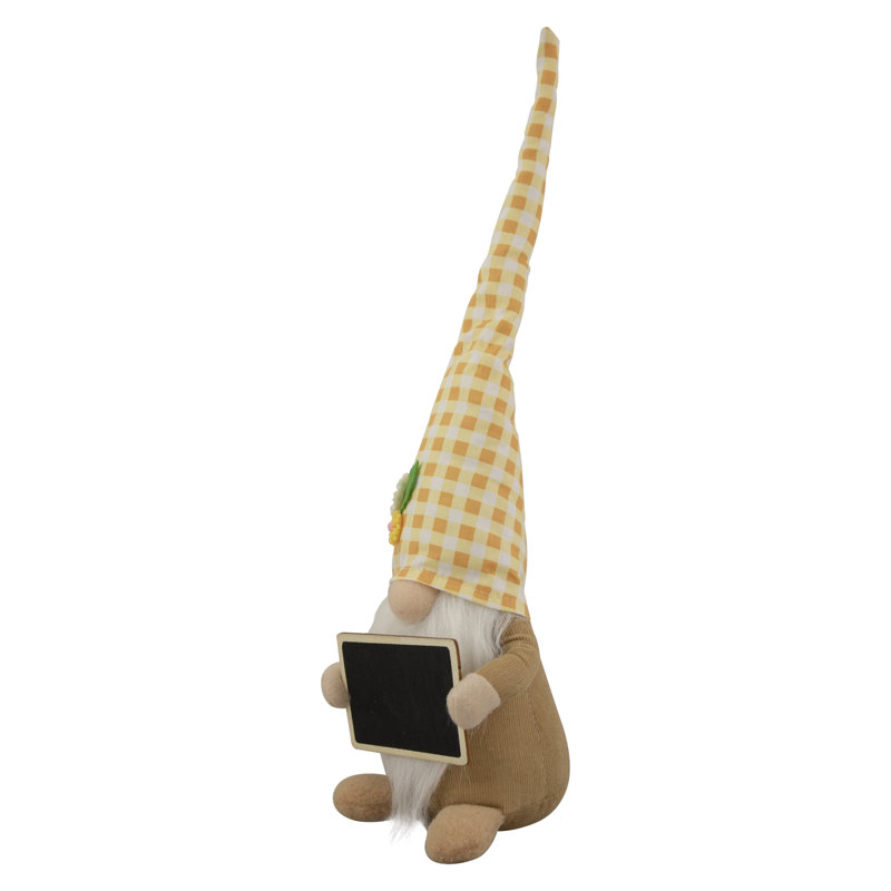 Gnome floral 16 "avec babillard 16", Jaune