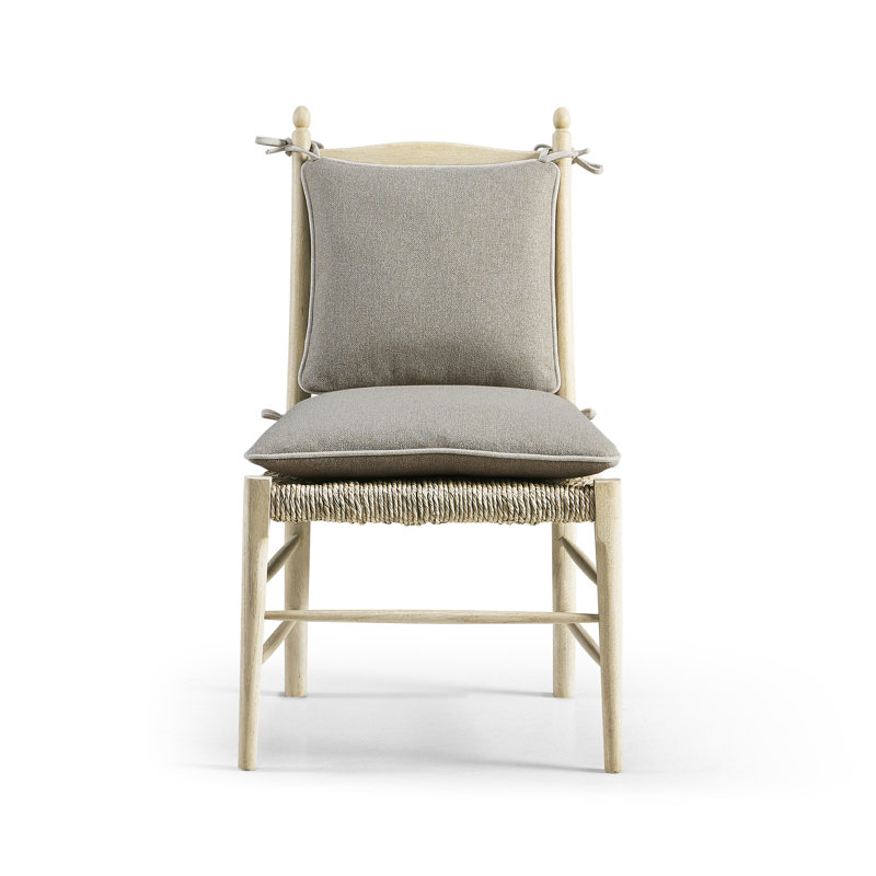 Doppler Upholstered Dining Chair, Stripped Oak