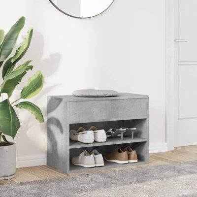 4 Pair Shoe Storage Bench