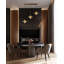 Gauna 3 - Light Brass Kitchen Island Pendant-985375506