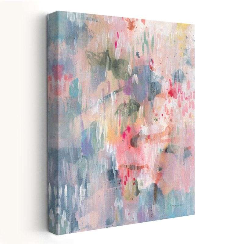 Art abstrait abstrait et turquoise apaisant, H 60 po x l 40 po