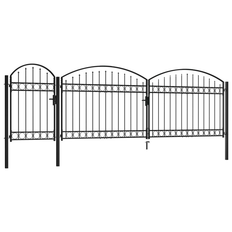 Woodby 505 cm W Gate Fencing, 505cm W x 175cm H