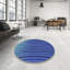 Tapis abstrait bleu-1913085909