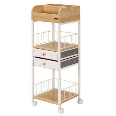 Makeup Organizer Cart With Drawers