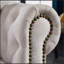 Canapé Chesterfield en tissu beige (beige)-265285565