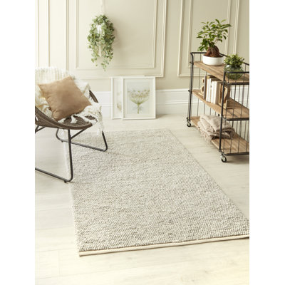 Caradog Solid Colour Hand Woven Area Rug