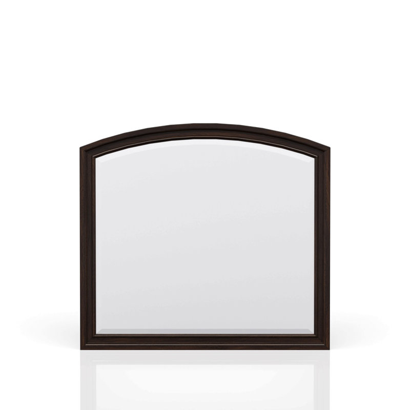 Miroir cerise foncé, Brun, Rectangulaire