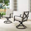 Chaise de patio pivotante avec coussin Halles-1381035492