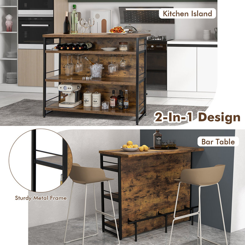 Suhanee 47 " W Kitchen Island
