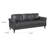 79" W Rolled Arms UpholsterStandard Sofa with Plywood Frame -1584249211
