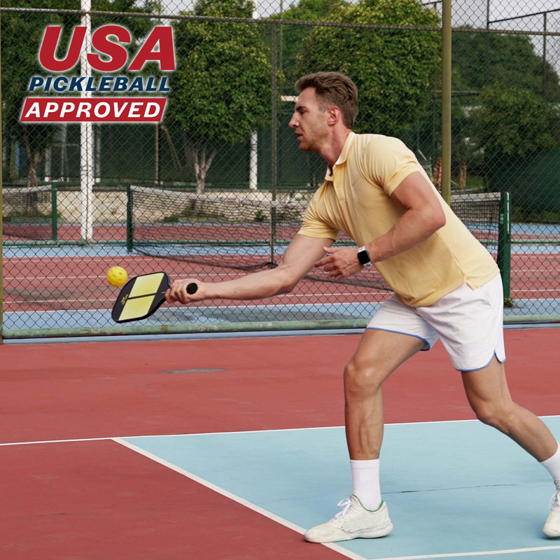 Ensemble combiné de raquettes de pickleball en fibre de carbone Orca Amity