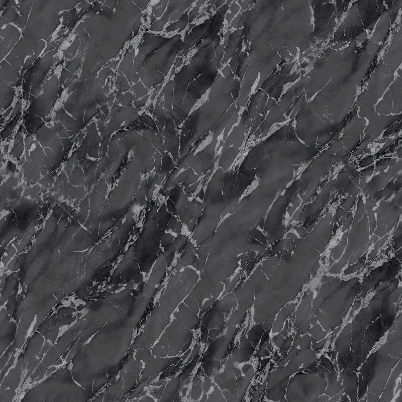 Special FX 2 Collection Metallic Marble Effect Wallpaper Roll, Black