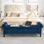 Banc de rangement en velours 66,9 po-1040864208