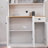 71inch Kitchen Pantry Storage Cabinet with Adjustable Shelves