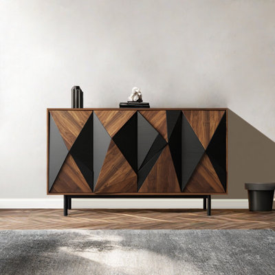 Multi-functional sideboard cabinet in living room