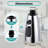 1/2 In. Pull Down Kitchen Faucet Spray Head Replacement 3-Function With 9 Adapters-112619000