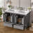 Bathroom Vanity With Integrated Undermount Sink-1222386764