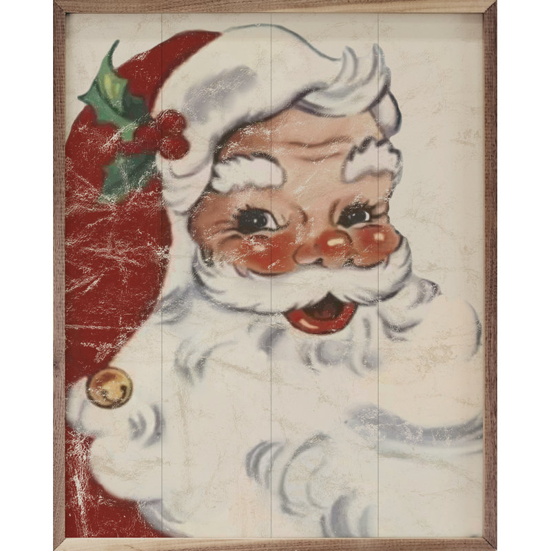Rosy Cheeks Santa, 10" H x 8" W x 1" D