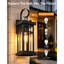 Black Outdoor Sconce