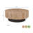 Solid Mango Wood Round Coffee Table-199060420