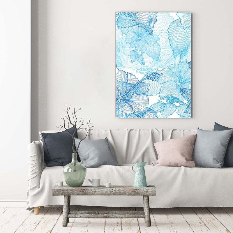 Hawaiian Flowers - Wrapped Canvas Print
