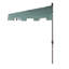 Parasol de terrasse semi-rigide à manivelle de 9 pi avec manivelle Sidney-639809985