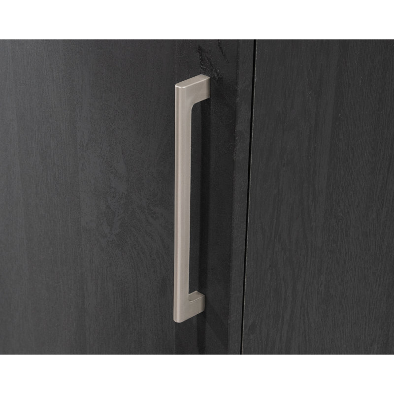 Xiani Single Door Pantry, Black