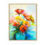 Nature morte à la fleur de gerbera rouge et jaune - Peinture-1157941929-1157942015
