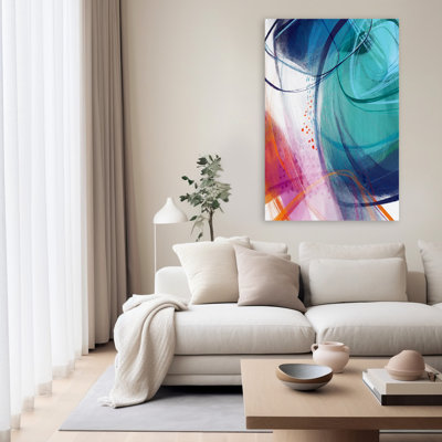 Turquoise n ° 2 - Art abstrait