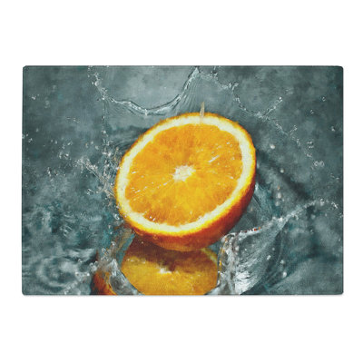 Sliced Orange Fruit Chopping Board