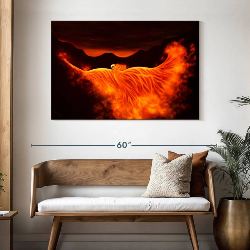 Kelan Phoenix Rising, H 32 po x l 48 po