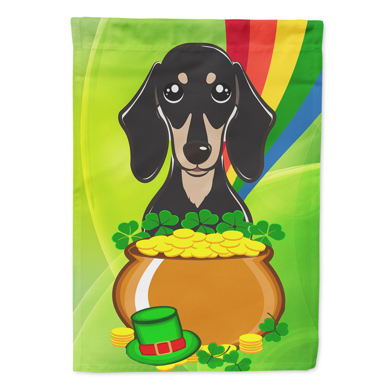 Drapeau de jardin Arella St. Patrick's, Teckel 1