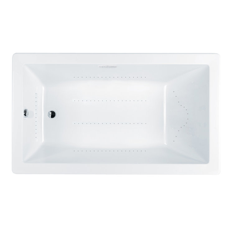 Elara® 72" x 36" Drop in/Undermount Air Bathtub
