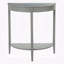 Console demi-lune grise