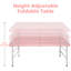 Table pliante portative rose 4 pi 4 po poids pliable intérieur et extérieur 135 kg-1104291305