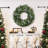 30 " Pre-Lit Handmade Mixed Greenery Wreath