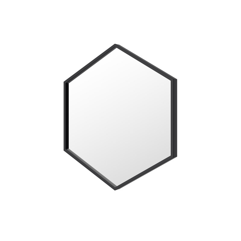 Miroir Delta, Noir mat