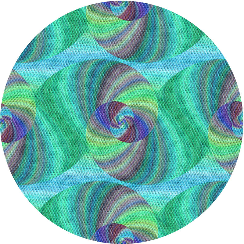 Indoor Rug, Round 7'