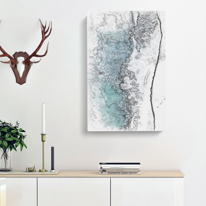 Leaving The Beach - Wrapped Canvas Print, 50cm H x 35cm W x 3cm D