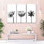 «Black and White Botanical», reproduction sur toile-92833455